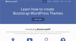 Desktop Screenshot of bootstrapwp.com